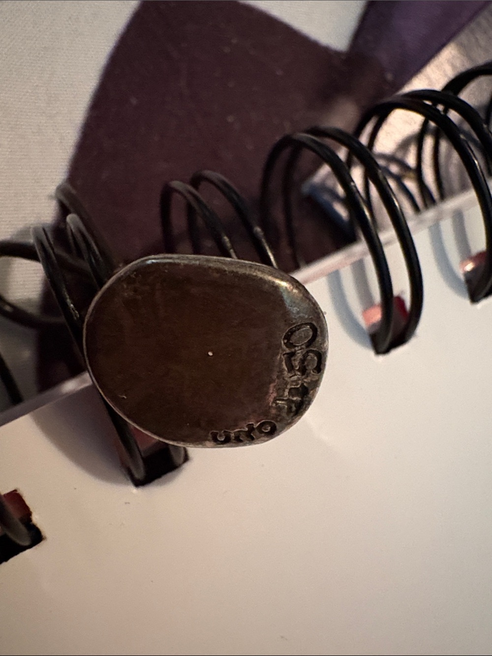 Designer Uno De 50 Silver Plated Leather Toggle Bracelet Extender